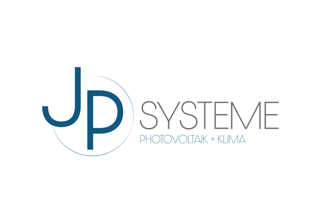 ein transparentes Logo von JP Systeme Photovoltaik und Klima